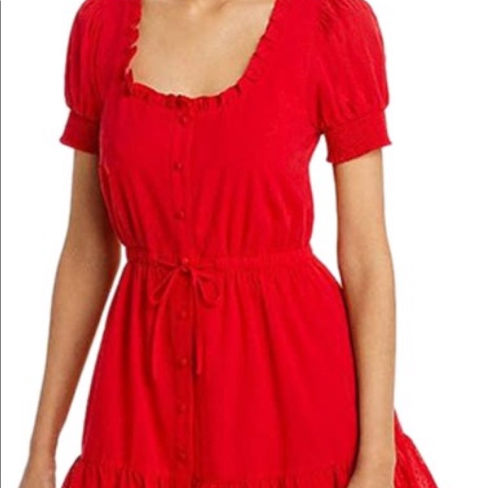 Alice + Olivia Red Mini Dress